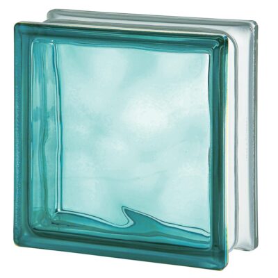 Quality Glass Block 1919/8 Basic Series Turquoise