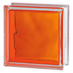 Quality Glass Block 1919/8 Orange