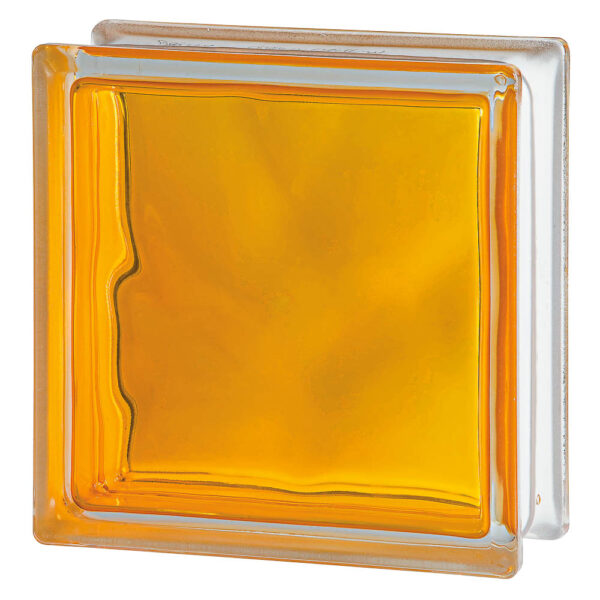 Quality Glass Block 1919/8 Yellow