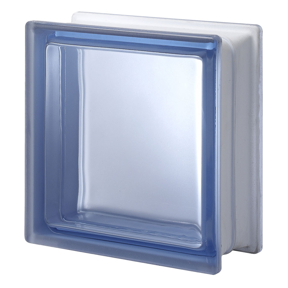 Quality Glass Block Q19 Pegasus Smooth Blue