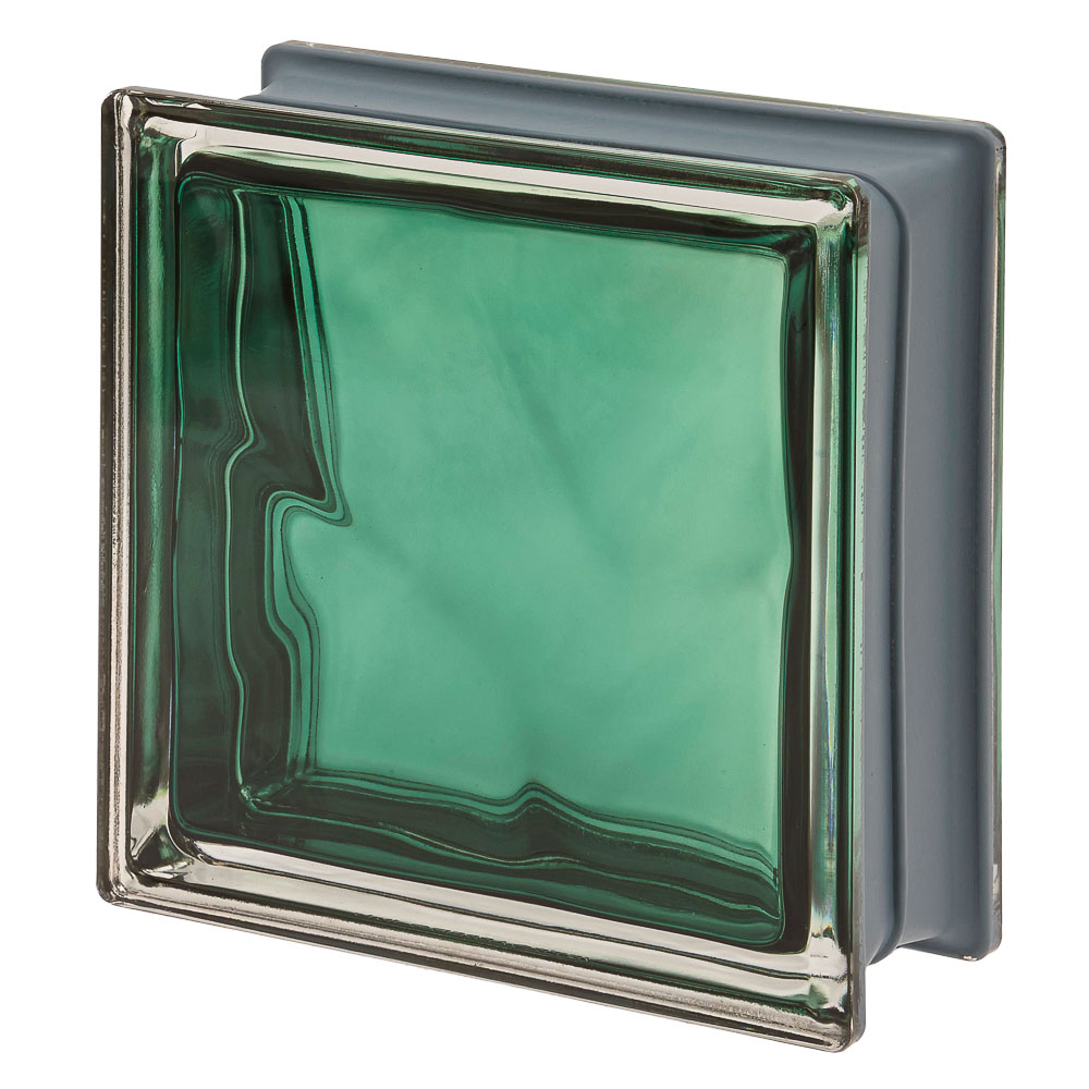 Quality Glass Block Q19 Smeraldo