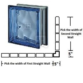 Quality Glass Block Design Line Corner Wall Kits
