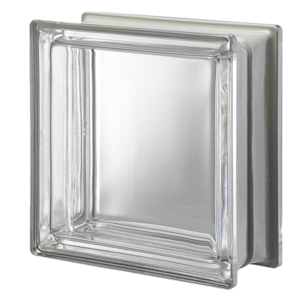 Quality Glass Block Q19 Neutro Smooth Pegasus Metalized