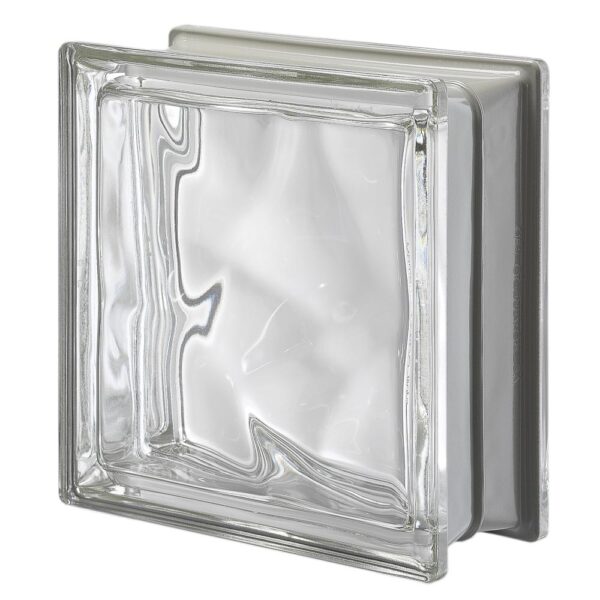 Quality Glass Block Q19 Neutro Wave Pegasus Metalized