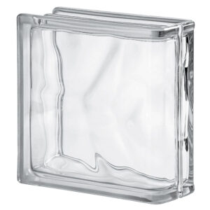 Quality Glass Block 1919/8 Linear End Block Wave Basic Series