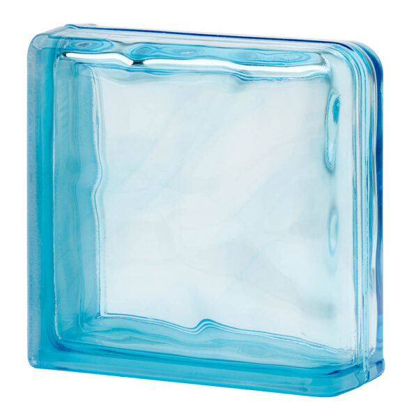 Quality Glass Block 1919/8 Azure Double End Block Basic Series