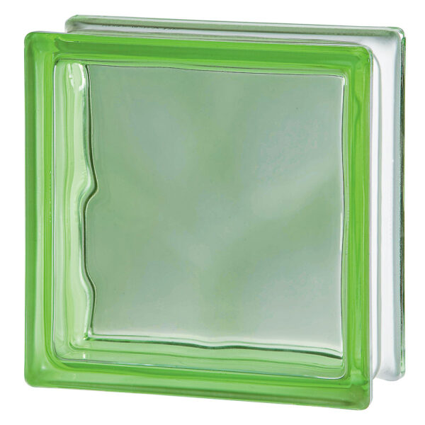 Quality Glass Block 1919/8 Green Wave 1S