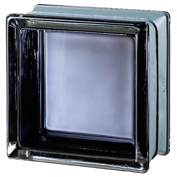 Quality Glass Block 6x6x3 Futuristic Black 30 Clarity Glass Block