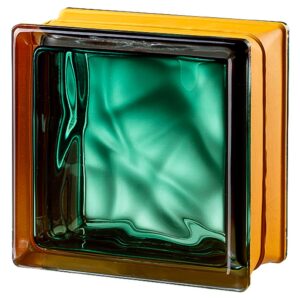Quality Glass Block 6x6x3 Vegan Emerald Nubio Glass Block