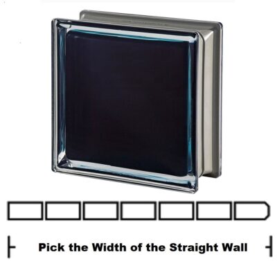 Black 100 Mendini Straight Wall Kit