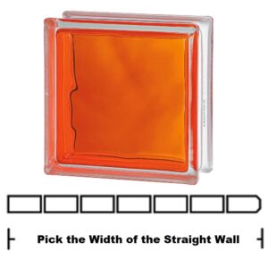 Orange Brilly Straight Wall Kit