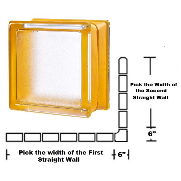 MyMiniGlass Apricot Corner Wall Kit