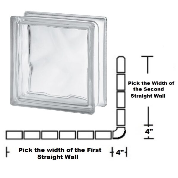 80mm Wave Rounded Corner Wall Kit