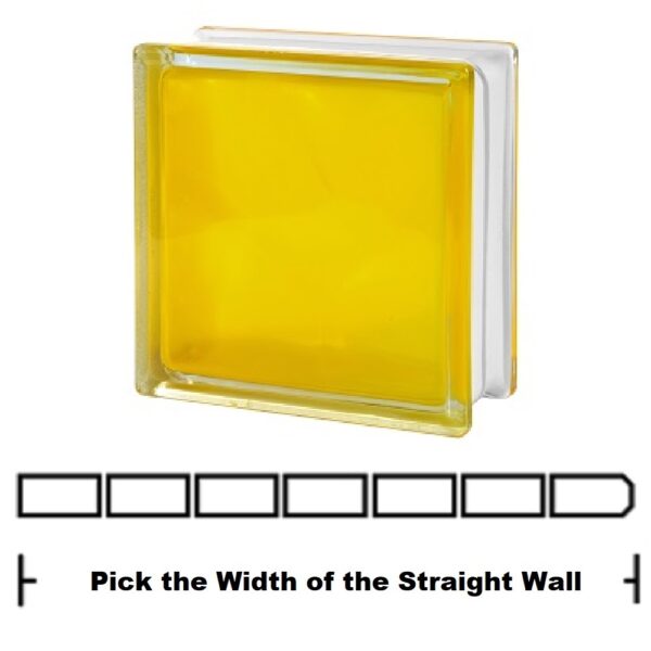 Yellow 100 Brilly Straight Wall Kit