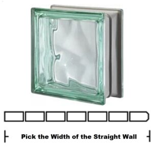 Metalized Green Straight Wall Kit