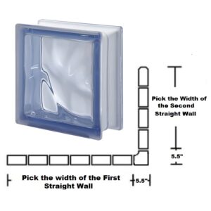 Pegasus Blue Corner Wall Kit