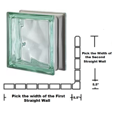 Metalized Green Corner Wall Kit