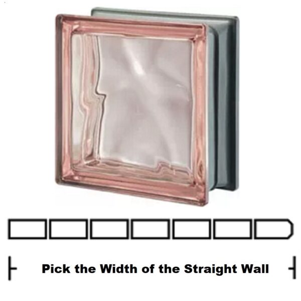 Metalized Pink Straight Wall Kit