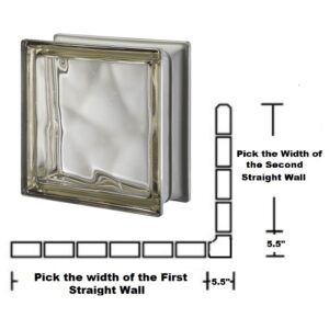 Metalized Siena Corner Wall Kit