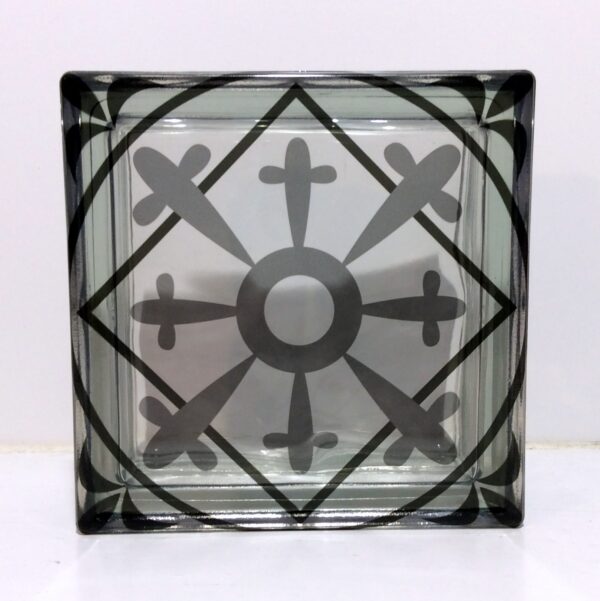 Artorius Custom Lisbon Pattern Glass Block