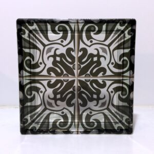 Caspian Custom Lisbon Pattern Glass Block