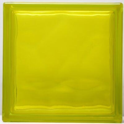 Lemongrass Custom Color Nubio Glass Block