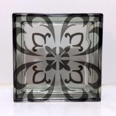 Nina Custom Lisbon Pattern Glass Block