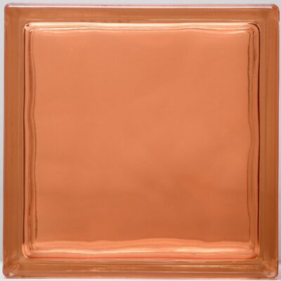 Peach Custom Color Nubio Glass Block