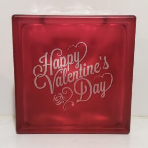 Red Valentine Craft Block