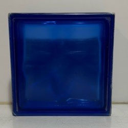 Seves 1919/8 Wave Blue 1S Glass Block