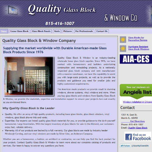 Quality Glass Block - 2011
