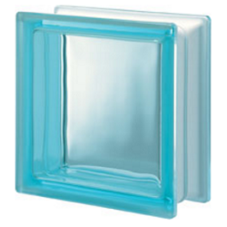 Quality Glass Block Q19 Pegasus Aquamarine Smooth